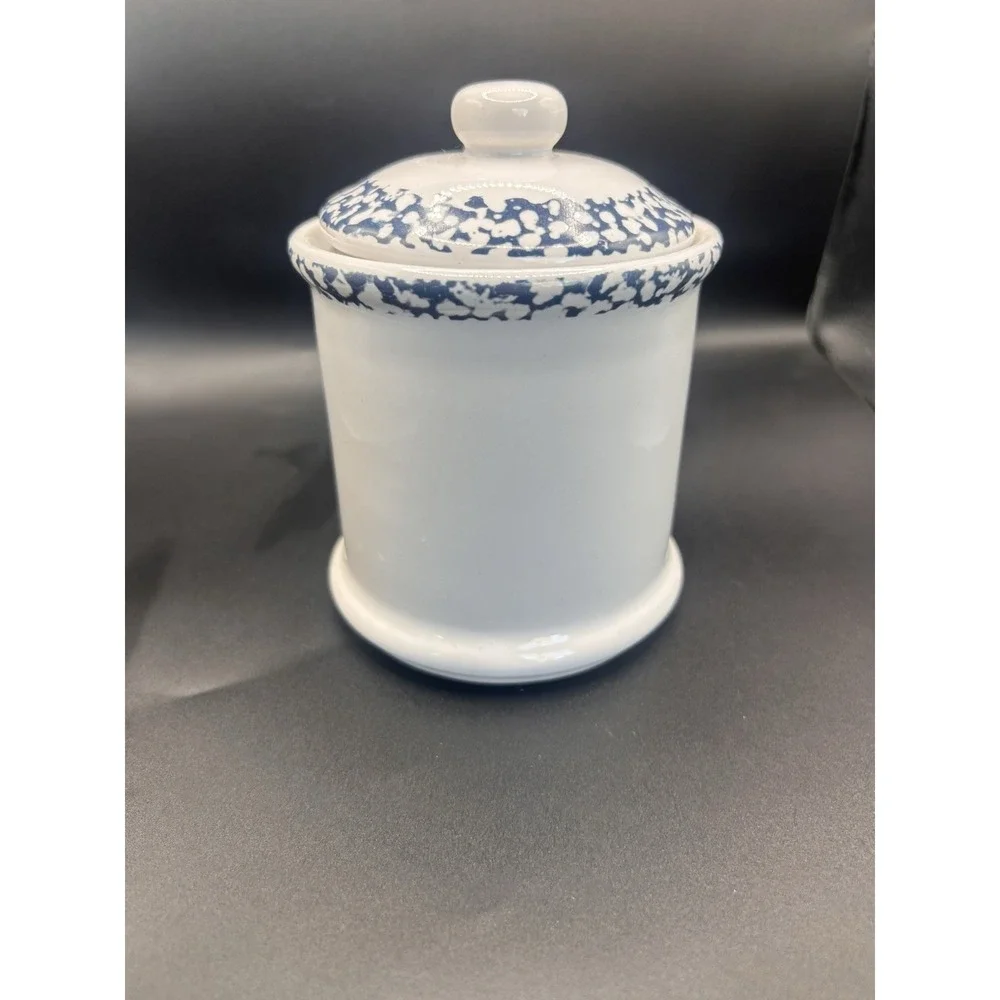 Corell Country Blue Hearts Kitchenware Canister Small